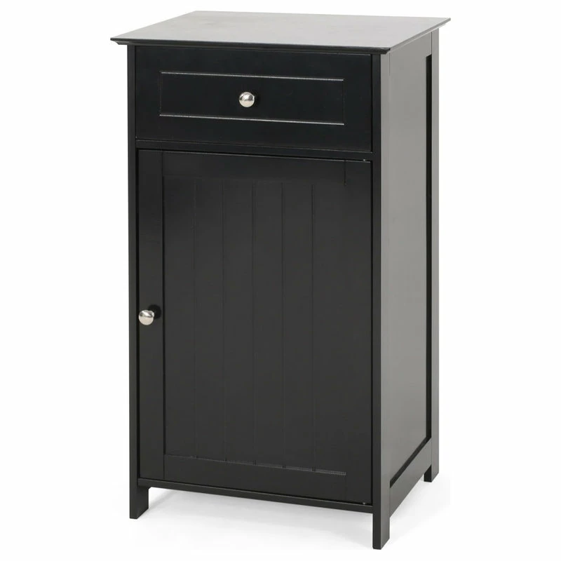 Buy ✨ GDFStudio Chloe Modern Bathroom Storage Cabinet, Black 🥰 - Image 8
