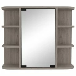 Brand new ๐ฅ FM FURNITURE Valdez Medicine Cabinet, Light Gray ๐