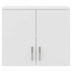 Best deal 😀 Bush Business Furniture Universal Laundry Room Wall Cabinet With Doors In White - Engineered Wood ✨