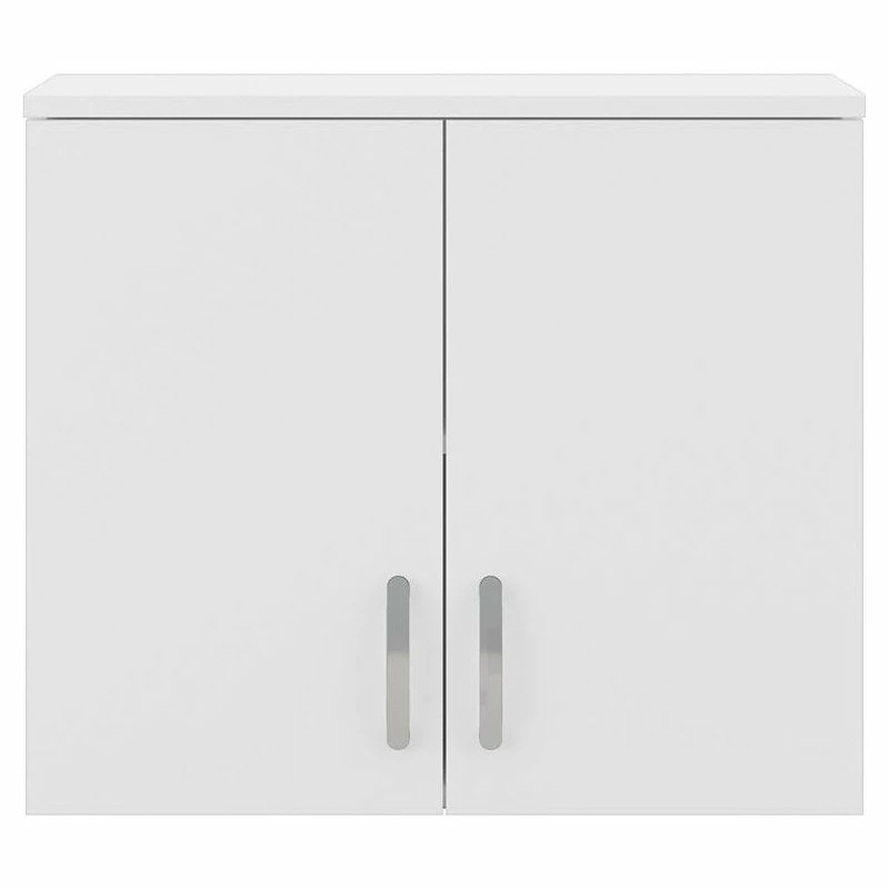 Best deal 😀 Bush Business Furniture Universal Laundry Room Wall Cabinet With Doors In White - Engineered Wood ✨