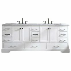 Wholesale ✔️ Eviva LLC Eviva Storehouse 84" White Carrara Top, White 🧨