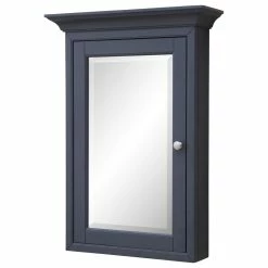 Promo 🎉 Kitchen Bath Collection Newport Wall-Mounted Medicine Cabinet, Marine Gray 😍