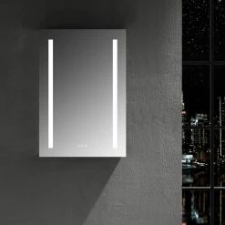 Wholesale 🤩 Blossom Kitchen & Bath Supply LED Mirror Medicine Cabinet With Defogger, Dimmer And Outlets, 20" Right 🎁