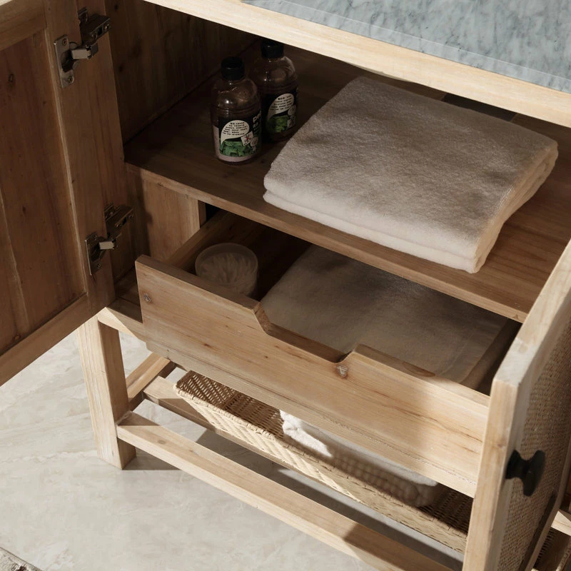 Deals 🔥 Legion Furniture Solid Wood Sink Vanity With Marble Top, 60" ✔️ - Image 6