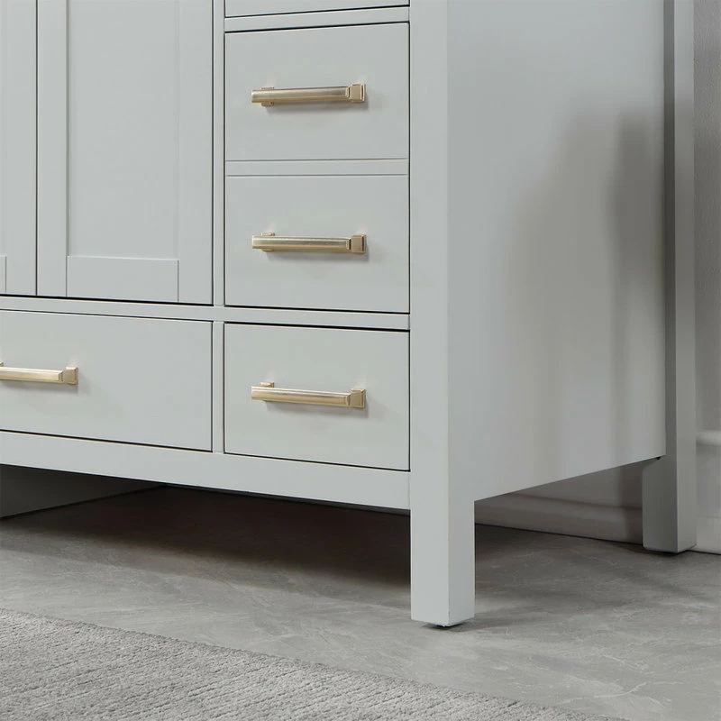 Hot Sale ✨ Vinnova Shannon Bathroom Vanity Set In Paris Gray, 84", Without Mirror 🤩 - Image 12