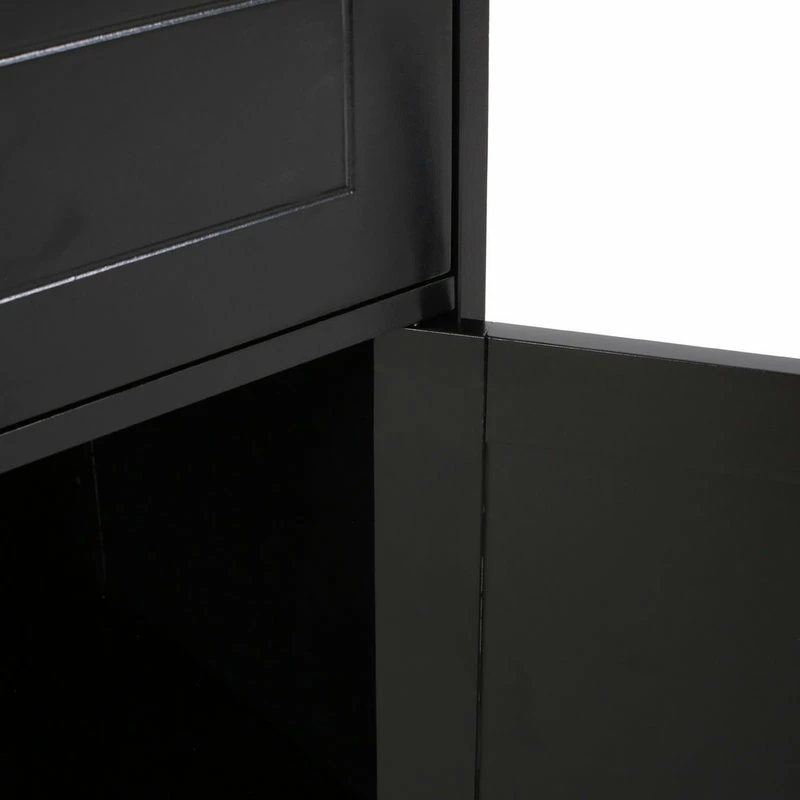 Buy ✨ GDFStudio Chloe Modern Bathroom Storage Cabinet, Black 🥰 - Image 6