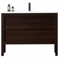 Best Pirce ๐งจ Cartisan Design & Build Group, Inc. Annecy Freestanding Vanity, Dark Walnut, 48" ๐