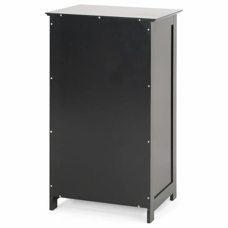 Buy ✨ GDFStudio Chloe Modern Bathroom Storage Cabinet, Black 🥰 - Image 14