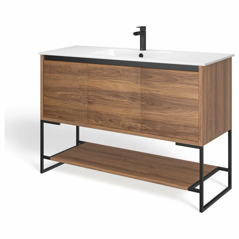 Deals ๐ MOD Foundry Bath Vanity, Walnut, 48", Integrated Single Sink, Freestanding ๐คฉ - Image 10