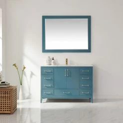 Best reviews of โค๏ธ Altair Sutton Royal Green Bathroom Vanity Set, 48", With Mirror ๐