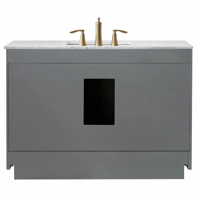 Flash Sale ๐ Altair Ivy Gray Bathroom Vanity Set, 48", Without Mirror ๐ - Image 9