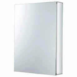 Best Pirce 🤩 Fine Fixtures Bathroom Medicine Cabinet, Aluminum, Recessed/Surface Mount, 15"x24" 🎁