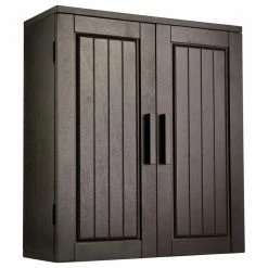 Best deal ⭐ Versanora Wooden Bathroom Storage Wall Cabinet 2 Doors ⌛