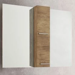 Coupon โจ A Touch Of Design Modern 44" Medicine Cabinet With Dual Mirrors, Brown ๐