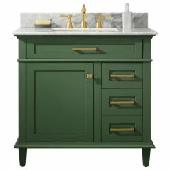 Deals 🔔 Legion Furniture 36" Sink Vanity Cabinet, Vogue Green ⌛
