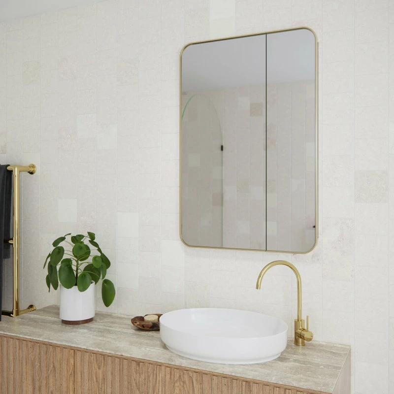 Cheapest 😍 Glass Warehouse Medicine Cabinets, Satin Brass 🎁 - Image 4