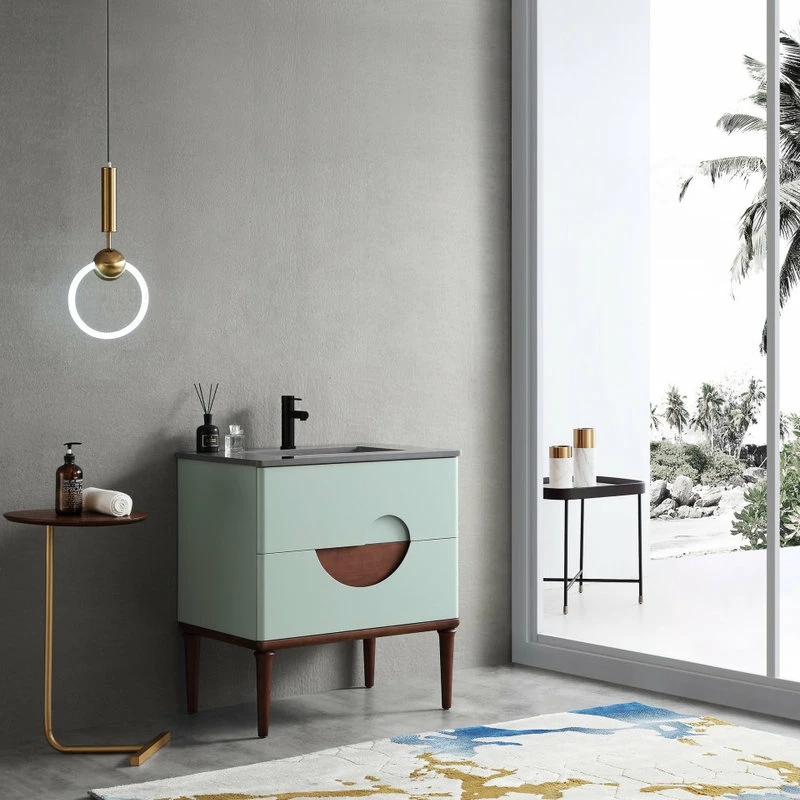 Discount ๐ฅ Cartisan Design & Build Group, Inc. Burano Freestanding Vanity, Aloe Green, 30" ๐ฅ - Image 3