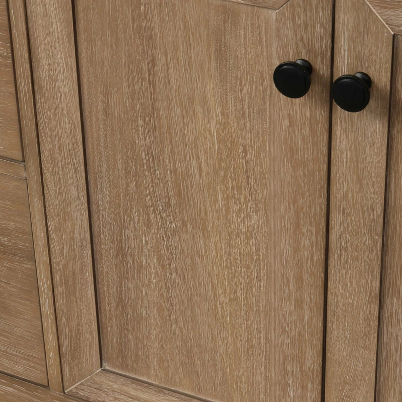 Flash Sale ๐ Ari Kitchen & Bath Sally 42" Single Bathroom Vanity In Ash Brown With Italian Carrara Marble Top โ - Image 4