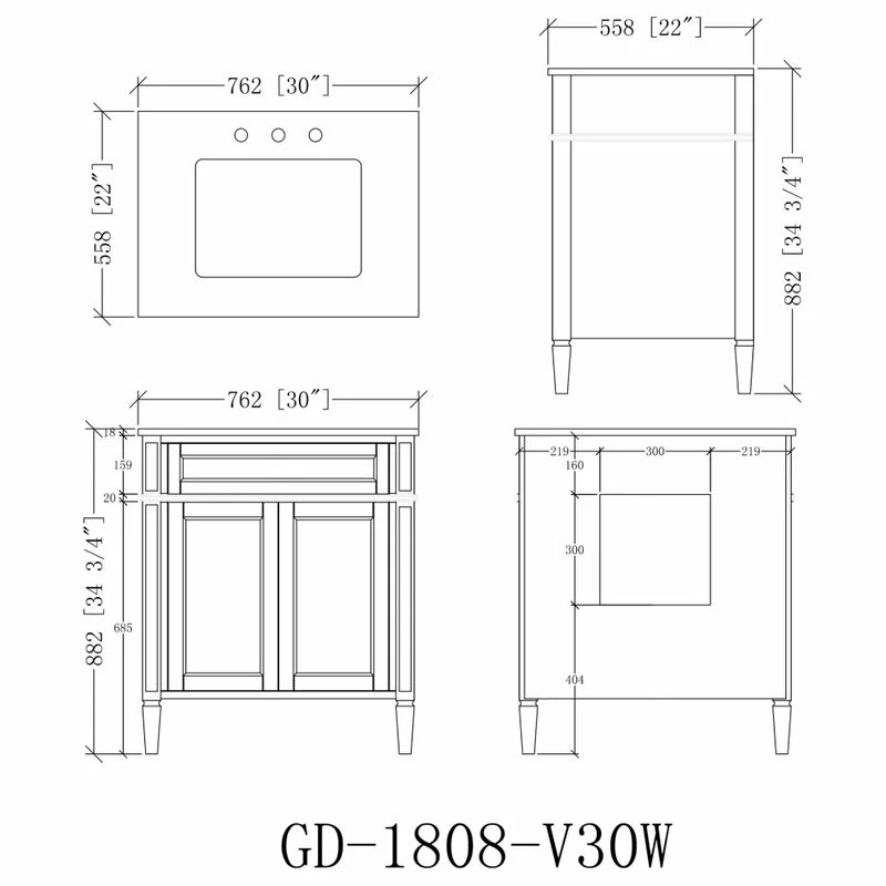 Best Pirce β¨ Tennant Brand 30” Durand Navy Blue Modern Bathroom Vanity π - Image 6