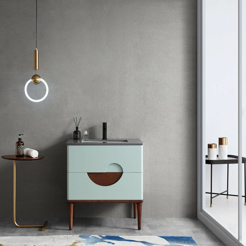 Discount ๐ฅ Cartisan Design & Build Group, Inc. Burano Freestanding Vanity, Aloe Green, 30" ๐ฅ - Image 2