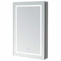 Flash Sale โจ AQUADOM Royale Plus LED Medicine Cabinet Defogger Right Hinge 24"x36"x5" ๐