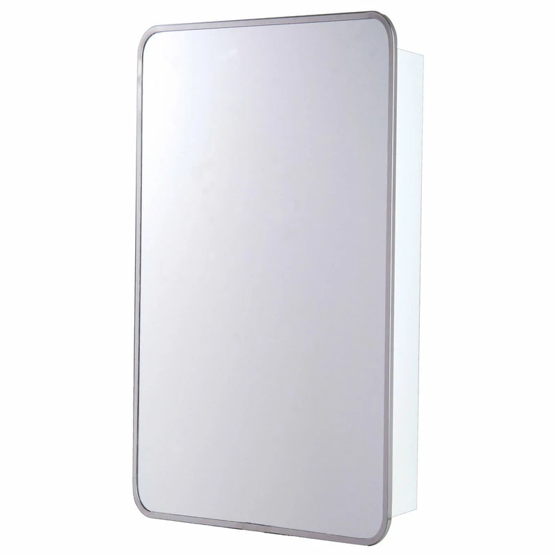 Hot Sale ๐ Ketcham Medicine Cabinets/Fred Silver & Company Round Corner Series Left Hinged Medicine Cabinet, 16"x28" ๐ฏ