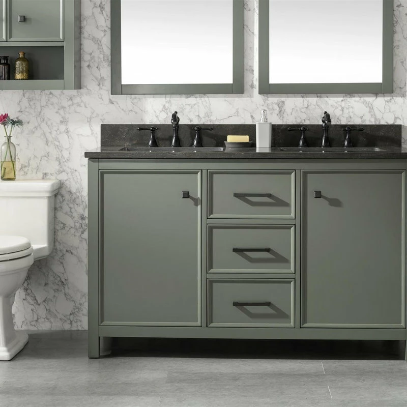 Coupon 💯 Legion Furniture 54" Double Sink Vanity Cabinet, Pewter Green ⭐ - Image 2