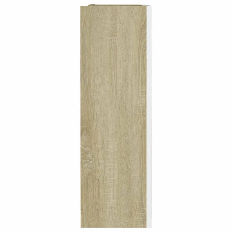 Outlet ๐ Vida XL LLC VidaXL Bathroom Mirror Cabinet White&Sonoma Oak Engineered Wood Furniture ๐งจ - Image 9
