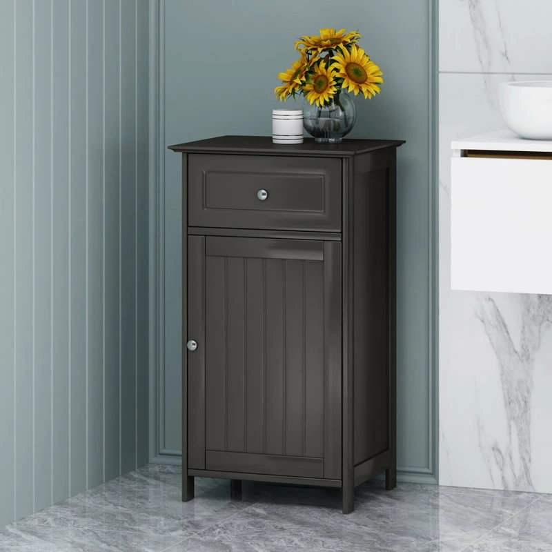 Buy ✨ GDFStudio Chloe Modern Bathroom Storage Cabinet, Black 🥰 - Image 2