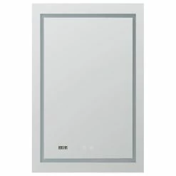 Top 10 😍 AQUADOM Daytona LED Lighted Bathroom Fog Free Dimmable Mirror 30"x40"x1" 🔥