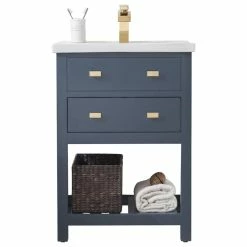 Top 10 🌟 Water Creation 24" Single Vanity With Drawer, Monarch Blue ✔️