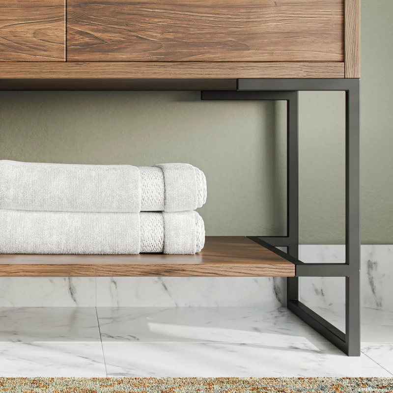 Deals ๐ MOD Foundry Bath Vanity, Walnut, 48", Integrated Single Sink, Freestanding ๐คฉ - Image 7