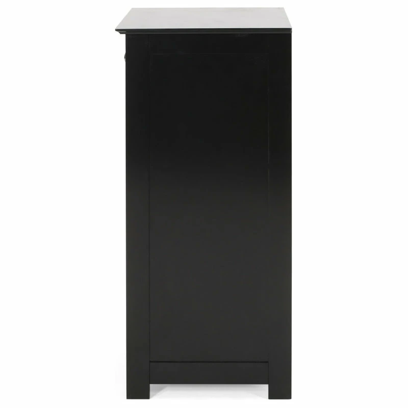 Buy ✨ GDFStudio Chloe Modern Bathroom Storage Cabinet, Black 🥰 - Image 11