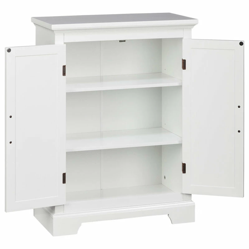 Best Sale 💯 Versanora Wooden Bathroom Storage Floor Cabinet White ❤️ - Image 5
