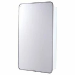 Top 10 🌟 Ketcham Medicine Cabinets/Fred Silver & Company Round Corner Series Surface Mounted Steel Framed Mirror Medicine Cabinet 🔥