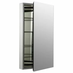 Buy 👏 Kohler K-2913-PG Catalan 15" X 36" Single Door Medicine Cabinet - Satin 😀