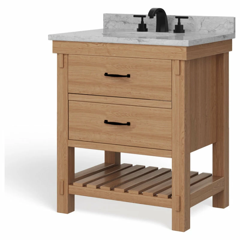 Deals ๐ MOD Bosque Bath Vanity, Weathered Fir, 30", Single Sink, Undermount, Freestanding ๐ - Image 10