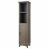 Promo 🤩 Versanora Wooden Bathroom Cabinet Linen Tower Salt Oak 🎉