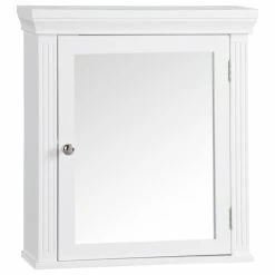 Discount 👍 Versanora Wooden Medicine Storage Cabinet, Mirror Door ⭐