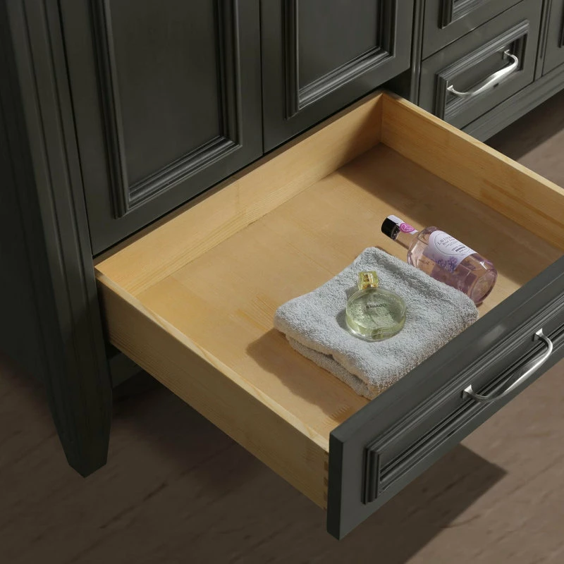 Best reviews of 🎉 Ari Kitchen & Bath Jude French Bathroom Vanity, Distressed Gray, 60", Double ⌛ - Image 5