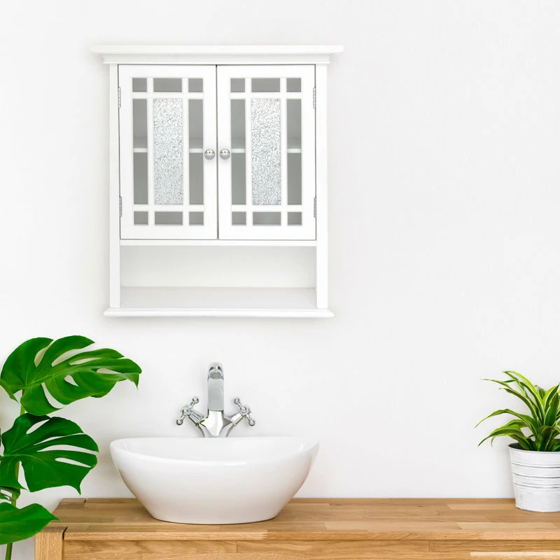 Brand new โจ Versanora Wooden Bathroom Wall Storage Cabinet 2 Door ๐ - Image 3