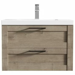 Buy 💯 Flairwood Decor The Cosmo Wall Mounted Modern Bathroom Vanity, Eve, 30" 😀