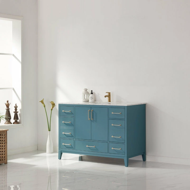 Deals ✔️ Altair Sutton Royal Green Bathroom Vanity Set, 48", Without Mirror 😍 - Image 9