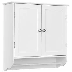 Top 10 😍 Costway Wall Mounted Bathroom Medicine Cabinet Storage Cupboard W/ Towel Bar 😀