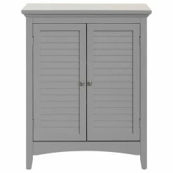 Top 10 😉 Versanora Wooden Bathroom Floor Storage Cabinet, Gray 🔔
