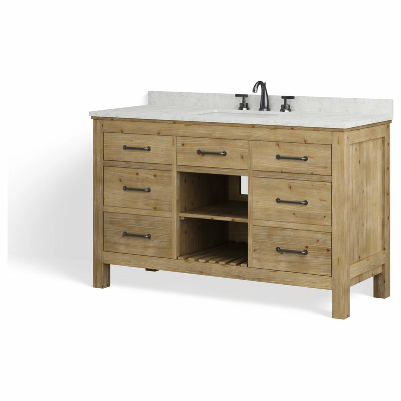Cheap ๐ MOD Rawley Bath Vanity, Weathered Fir, 55", Single Sink, Freestanding โ๏ธ - Image 10