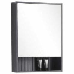 Coupon 🔔 Fine Fixtures Venezian 18" Medicine Cabinet, Rock Gray, 22" ⌛