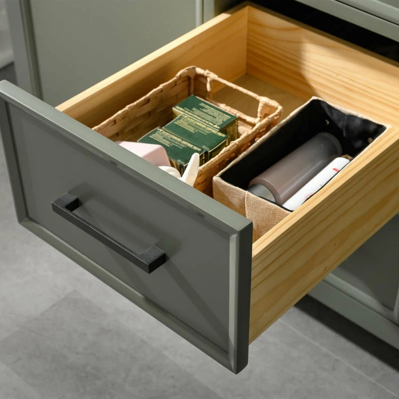 Coupon 💯 Legion Furniture 54" Double Sink Vanity Cabinet, Pewter Green ⭐ - Image 9