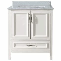 Coupon ⌛ Ari Kitchen & Bath Jude French Bathroom Vanity, White, 30", Single 😍