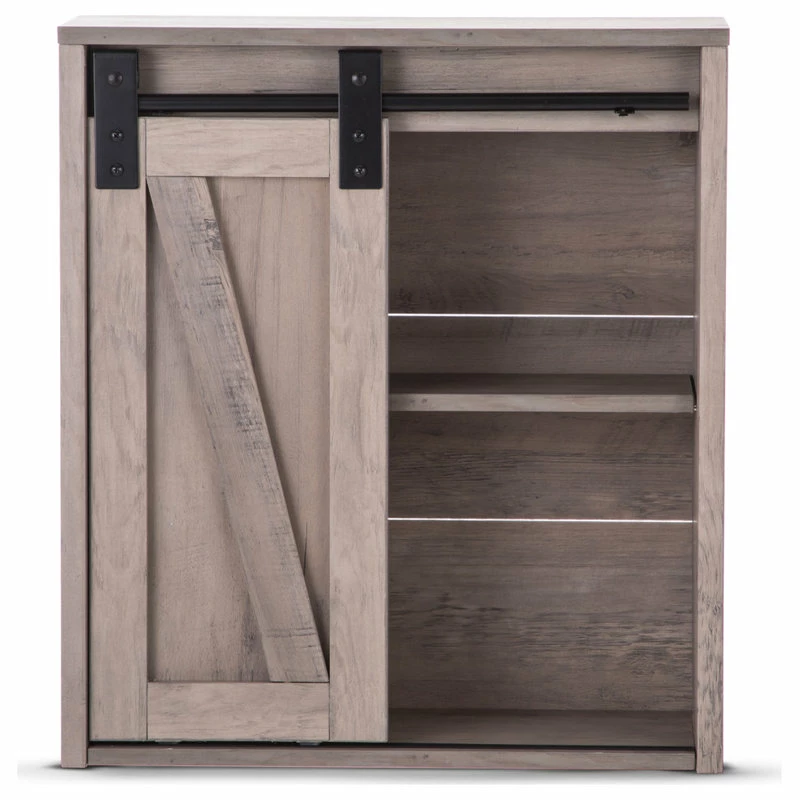 Cheap โค๏ธ Landia Home Bathroom Wall Cabinet With Sliding Barn Door ๐ฏ - Image 2